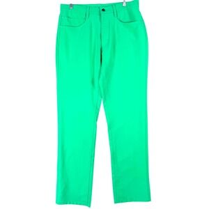 FootJoy Pants Mens 32x32 Green Athletic Fit Stretch Golf Khakis Lightweight Work